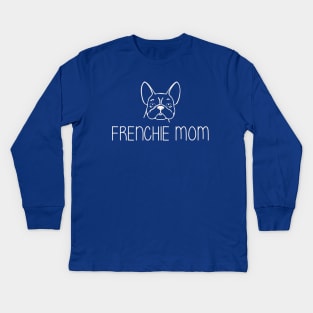 Frenchie Mom french bulldog Kids Long Sleeve T-Shirt